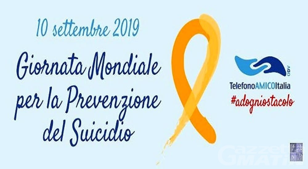 Venerdì 10, Giornata mondiale per la prevenzione del suicidio Venerdì 10, Giornata mondiale per la prevenzione del suicidio