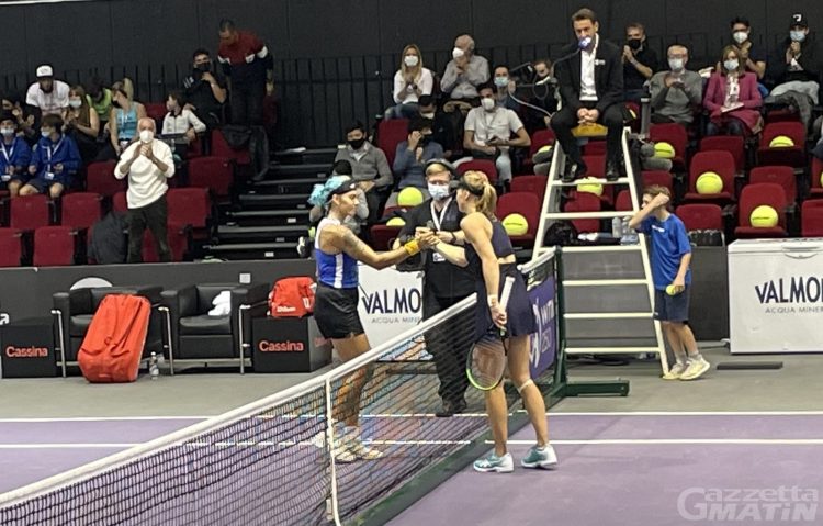 Courmayeur Open: Samsonova vola ai quarti di finale, Caregaro out in doppio