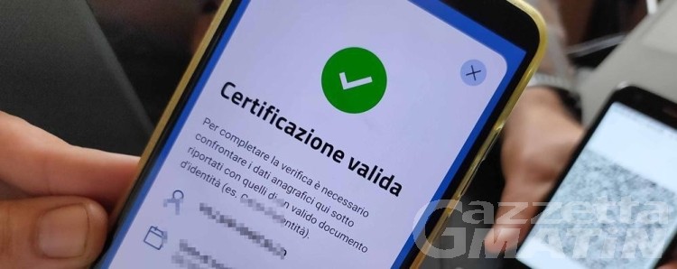 Covid, Valle d’Aosta: quasi 3500 persone controllate, 2 sanzioni per green pass e mascherina