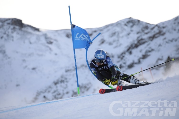 Sci alpino: a Giorgia Collomb e Peter Corbellini i titoli regionali Allievi di superG