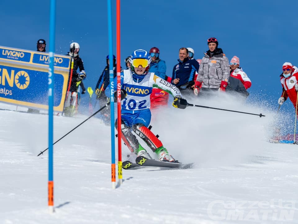 Sci alpino: Emilia Mondinelli oro tricolore nello slalom, Martina Perruchon è di bronzo