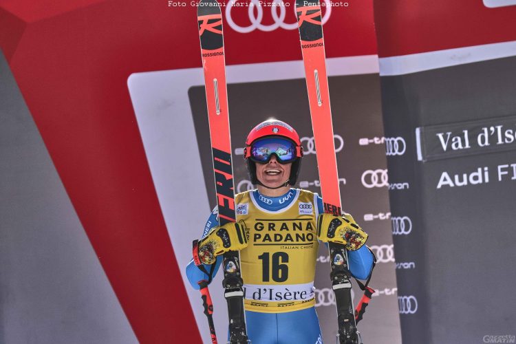 Sci alpino: Goggia sfreccia di nuovo in Val d’Isère, Brignone fuori dal podio per 1/100