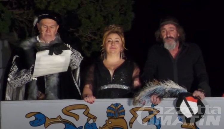 Verrès, Franco Manes e Nicoletta Spelgatti membri del Supremus Ordo del Carnevale storico
