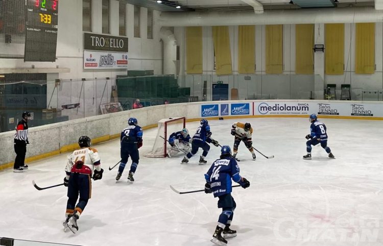 Hockey: Egna batte gli Aosta Gladiators agli shootout e porta la finale a gara-3