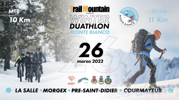 Winter Duathlon del Monte Bianco: una gara di mountain bike e skialp il 26 marzo nella Valdigne