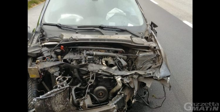 Incidente stradale sull’A5 all’altezza di Montjovet