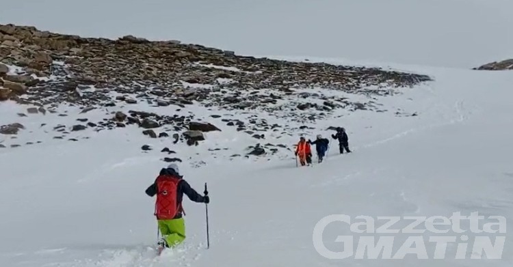 Monte Rosa, recuperati tre alpinisti in difficoltà per la forte nevicata