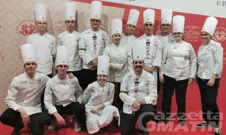 Campionati Cucina Italiana: 6 medaglie per i giovani chef valdostani