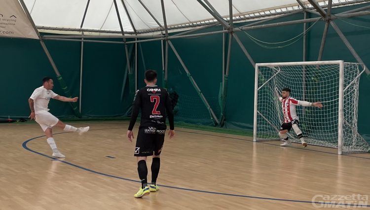 Futsal: l’Aosta Calcio 511 pareggia con l’Arzignano e non evita i play out