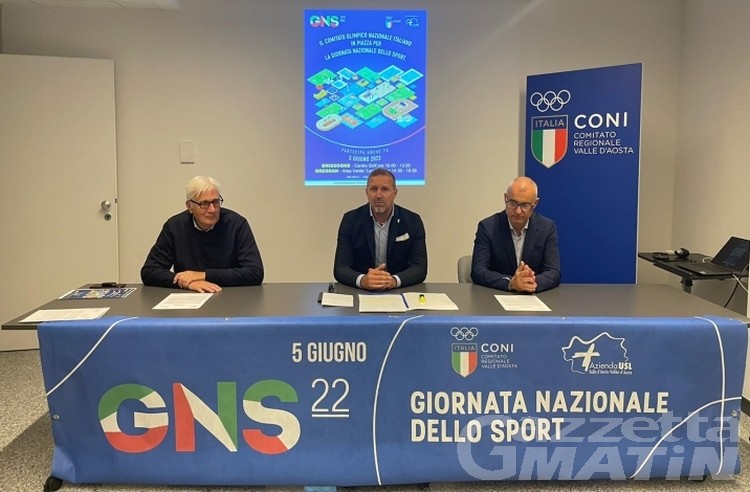 Giornata nazionale dello sport domenica 5 giugno a Brissogne e Gressan