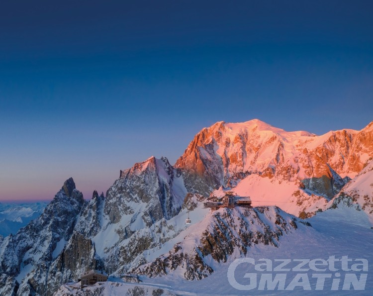Daniel Lumera inaugura il Santuario del Monte Bianco su Skyway