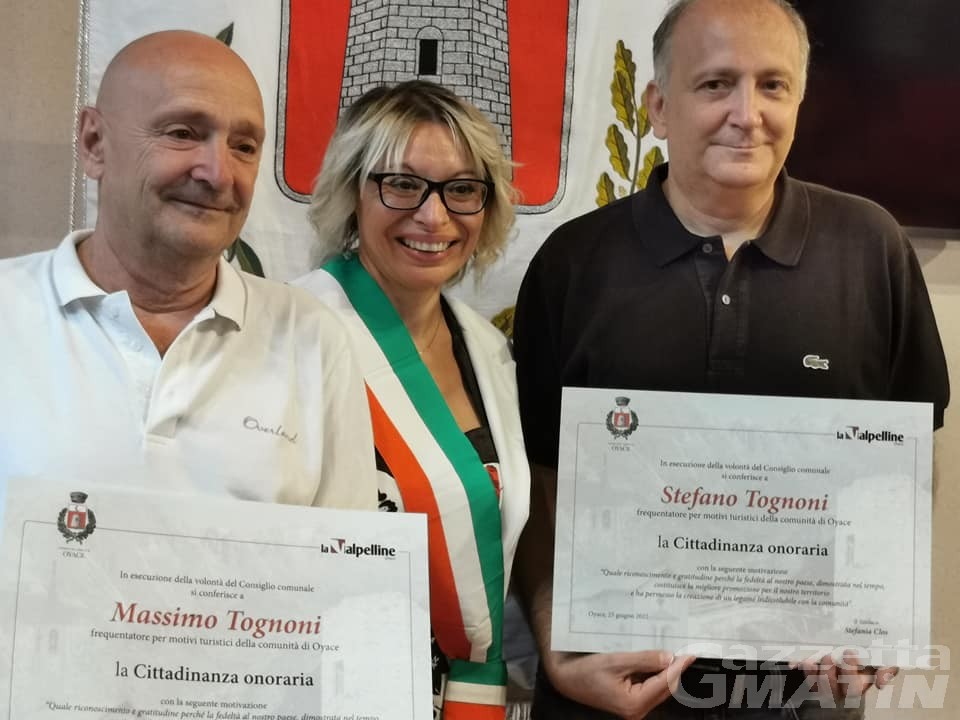 Oyace, turisti in Valpelline dal 1973 diventano cittadini onorari Oyace, turisti in Valpelline dal 1973 diventano cittadini onorari