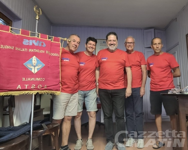 Avis: Daniele Scano è il nuovo presidente dei donatori di Aosta