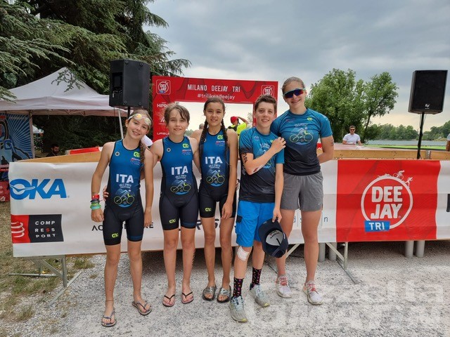 Triathlon: i valdostani brillano a Milano nella Deejay Tri