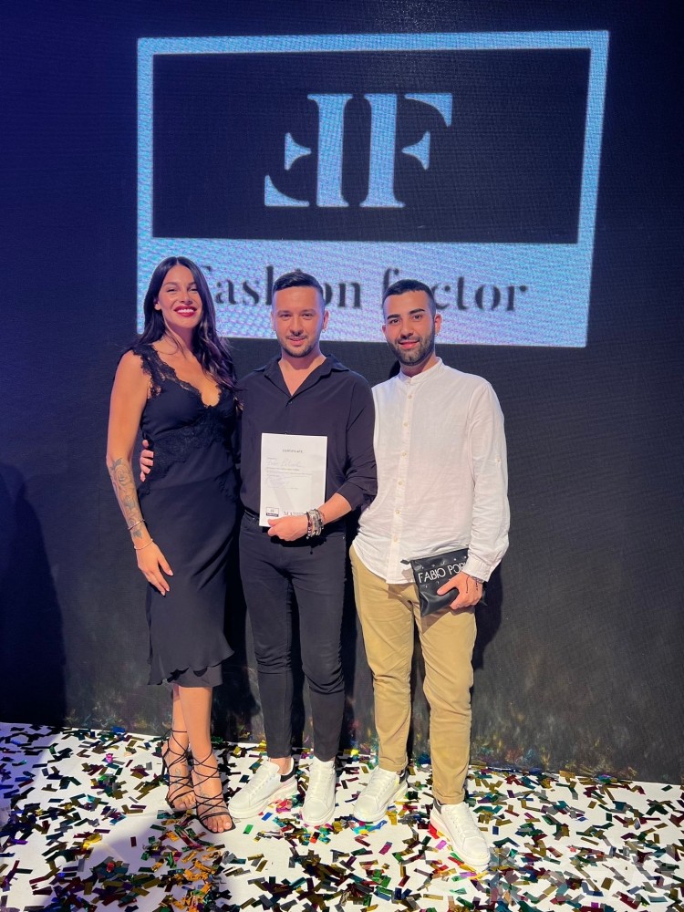 Fabio Porliod vince il Fashion Factor di Dubai con i suoi abiti da sera