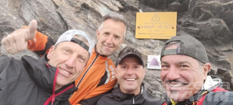 Col Malatrà, i Courmayeur Trailers ripuliscono lo scempio dei vandali