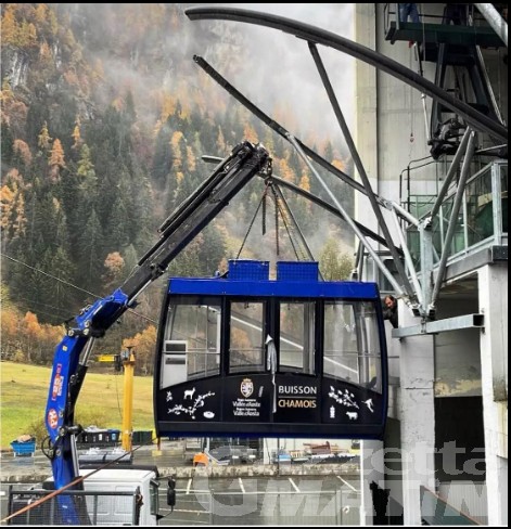 Chamois: la funivia riaprirà martedì 14 giugno