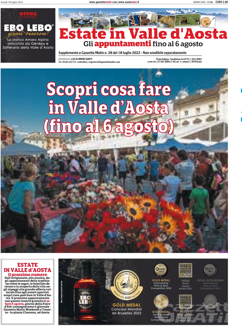 Estate in Valle d’Aosta scopri cosa fare con Gazzetta Matin Aosta