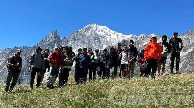 Studio e divertimento: 120 giovani cinesi alla scoperta della Valle d’Aosta