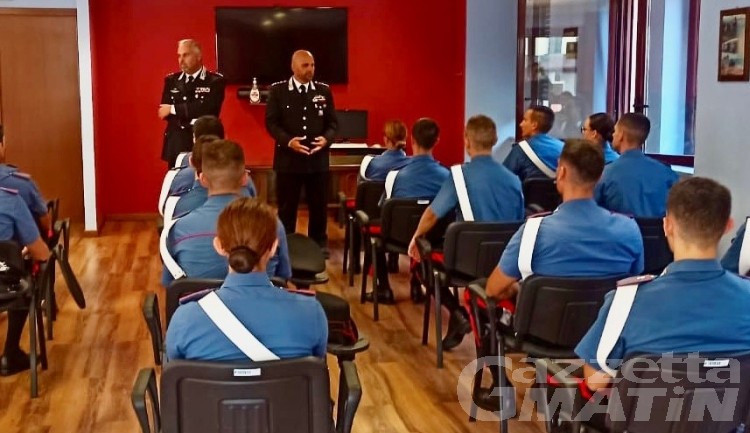 La Benemerita si rafforza: 21 carabinieri in più in servizio in Valle