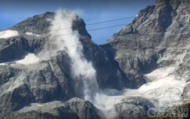 Frana sul Cervino un'ordinanza chiude la