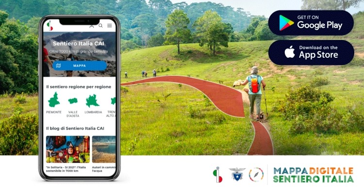 Sentiero Italia, da oggi disponibile l’App con la mappa digitale
