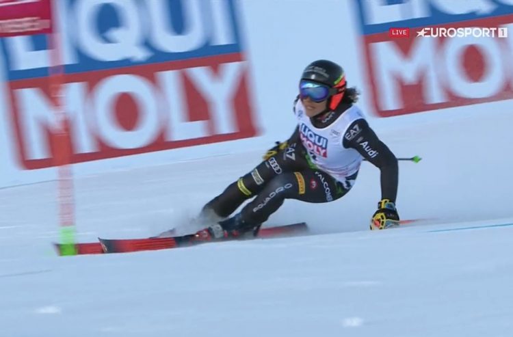 Sci alpino: Federica Brignone terza a metà gara nel gigante di Kranjska Gora