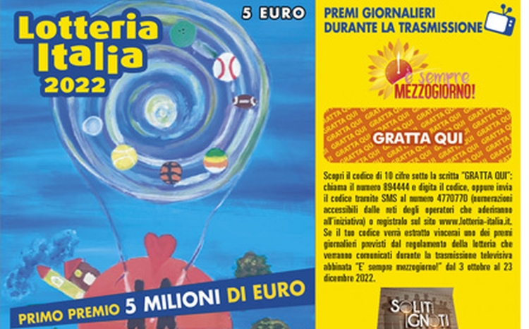 Lotteria Italia: un biglietto da 20 mila euro venduto in Valle d’Aosta