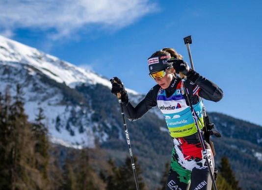 Biathlon: Michela Carrara rimonta fino all’8° posto nell’inseguimento degli Europei
