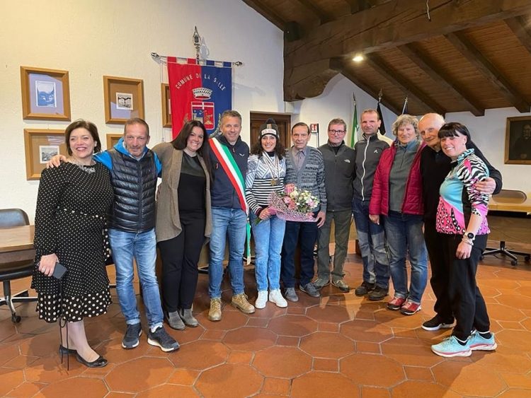 Sci alpino: l’amministrazione comunale di La Salle ha celebrato Federica Brignone