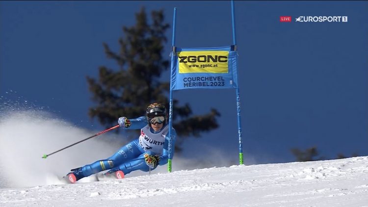 Sci alpino: Mikaela Shiffrin comanda il gigante dei Mondiali a metà gara, Federica Brignone è 3ª a 31/100