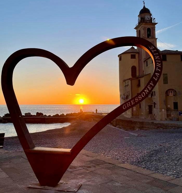 San Valentino: un pezzo di cuore walser a Camogli per i selfie degli innamorati