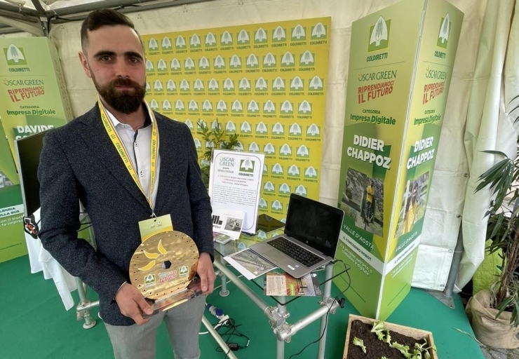 Coldiretti, l’Oscar Green 2022 all’orto meccanico di Didier Chappoz
