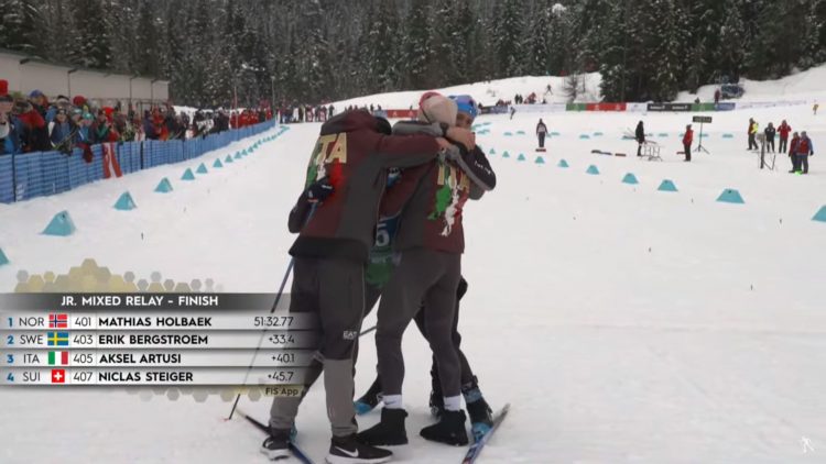 Fondo: splendido bronzo in staffetta di Nadine Laurent ai Mondiali Juniores