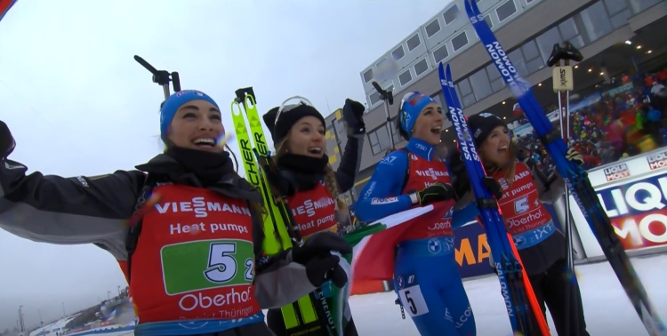 Biathlon, Samuela Comola d’oro nella staffetta dei Mondiali di Oberhof