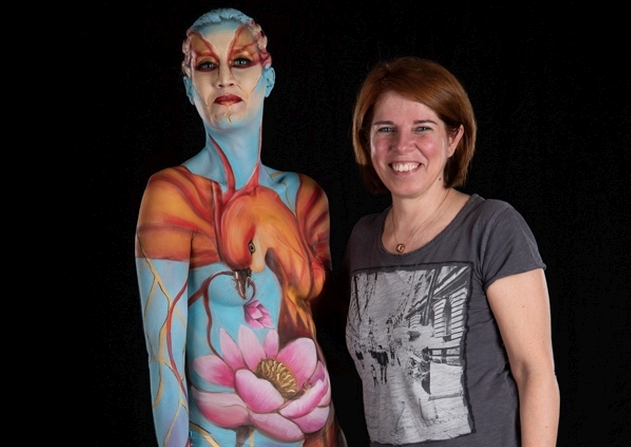 Corpo in movimento, colore ed emozioni: Daniela, la bodypainter valdostana