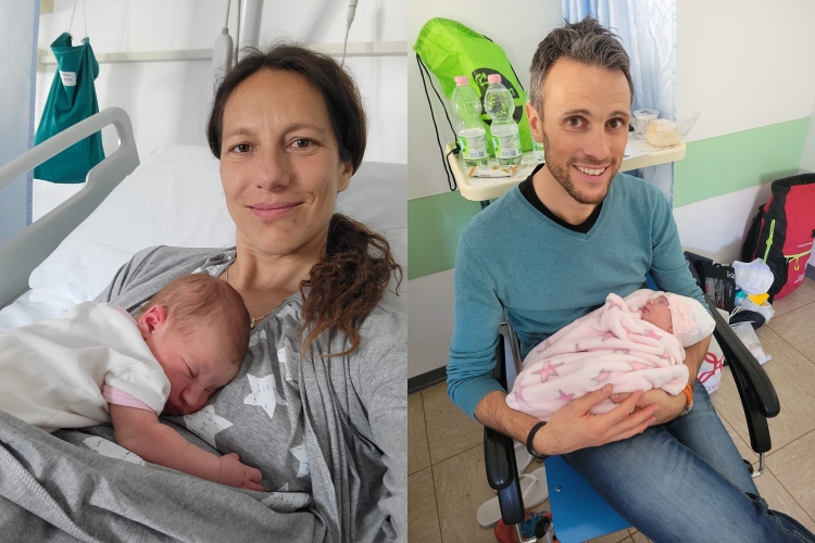 Fiocco rosa: è nata Alizée, la primogenita dell’olimpionica Charlotte Bonin
