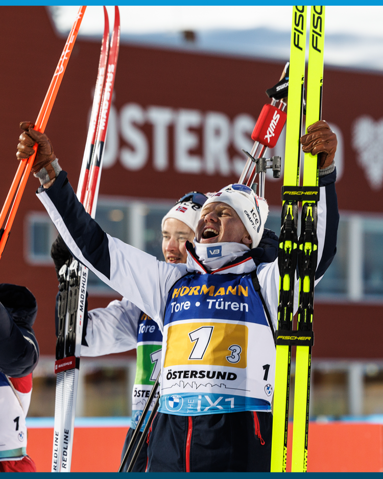 Biathlon: Italia giù dal podio nelle staffette di Oestersund vinte dalla Norvegia