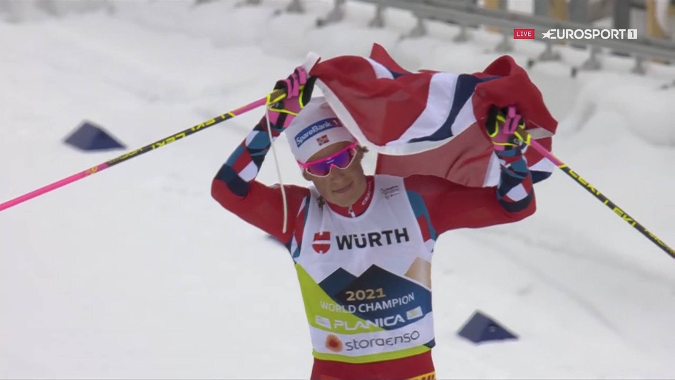 Fondo: Klaebo vince anche l’ultima sprint della stagione, Pellegrino out nei quarti di finale