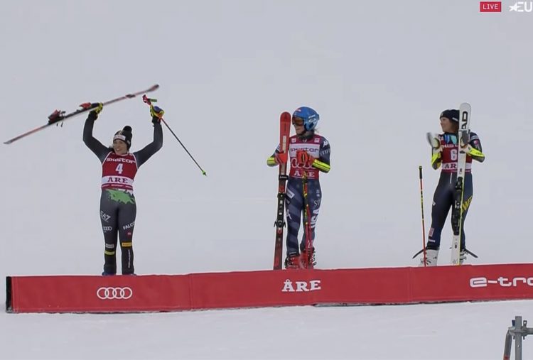 Sci alpino: Shiffrin eguaglia Stenmark vincendo il gigante di Are, Brignone splendida 2ª