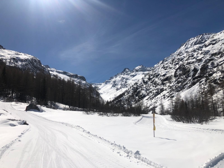 Valsavarenche, a Pont i fondisti possono ancora sciare su 4,4 km