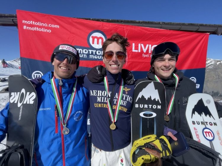Snowboard: Loris Framarin argento tricolore nello slope style