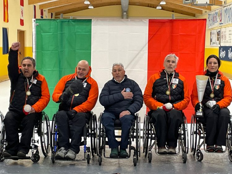 Wheelchair Curling: la Disval è ancora campione d’Italia