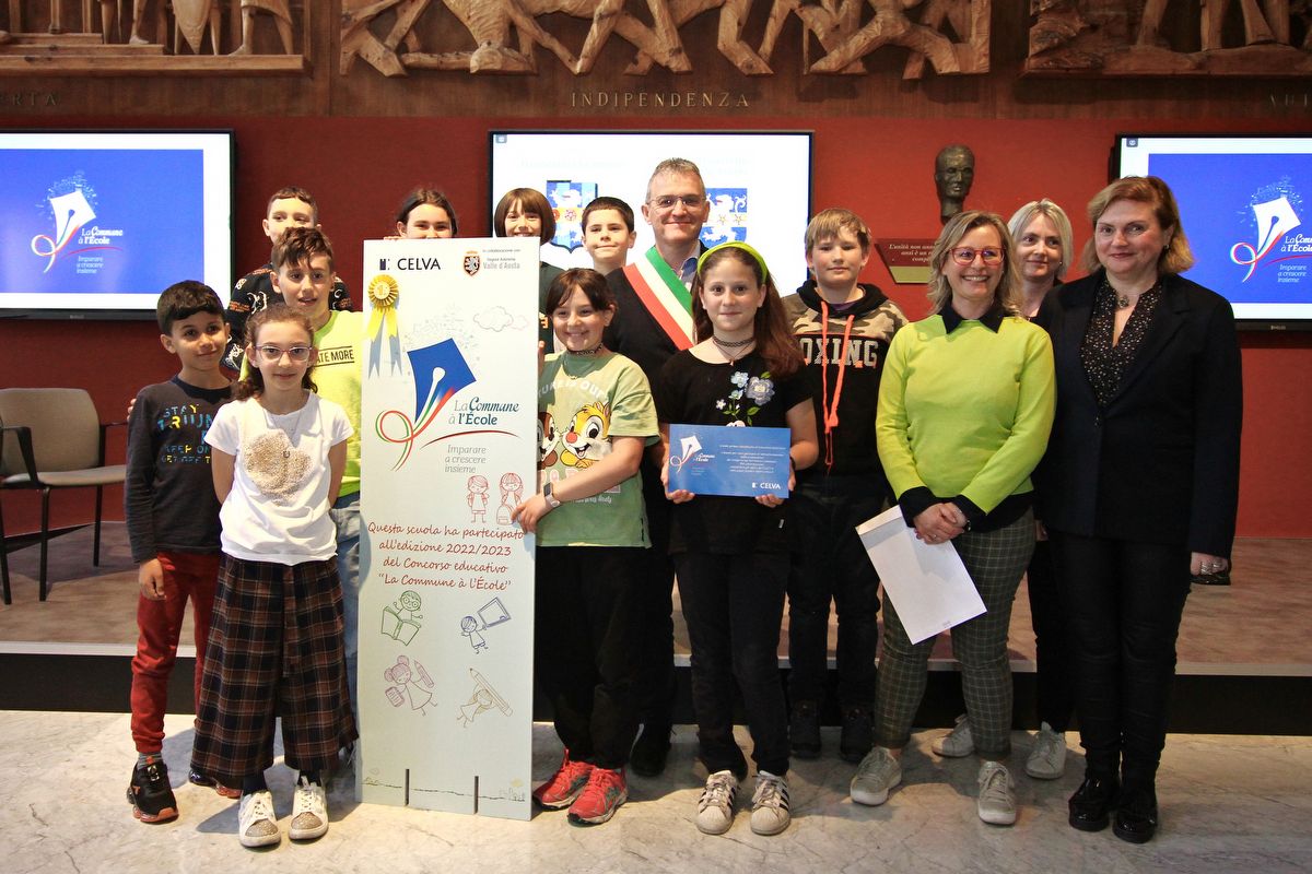 La Commune à l'école: vincono la scuola dell'infanzia del San Giuseppe di Aosta e la primaria di Arvier La Commune à l'école: vincono la scuola dell'infanzia del San Giuseppe di Aosta e la primaria di Arvier