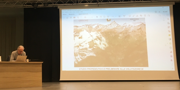 Cime Bianche: «Ogni azione umana comporta un’alterazione sull'ambiente, occorre mitigare» Cime Bianche: «Ogni azione umana comporta un’alterazione sull'ambiente, occorre mitigare»