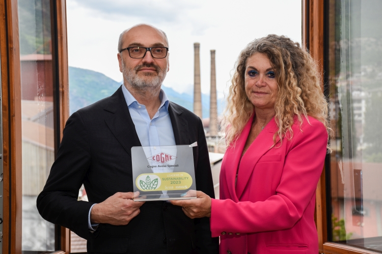 Alla Cogne Acciai Speciali il premio ‘Leader Sostenibilità’ 2023 Alla Cogne Acciai Speciali il premio ‘Leader Sostenibilità’ 2023