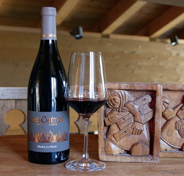 Medaglia d’oro al Concorso Mondial du Merlot per Les Crêtes di Aymavilles