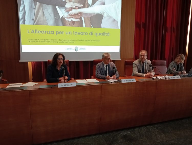 L’Alleanza per un lavoro di qualità, etico, sostenibile e sicuro, sottoscritto il documento di comunità