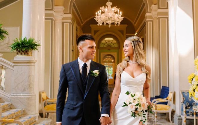 Lo Chardonnay Grosjean al matrimonio della stella dell’Inter Lautaro Martinez