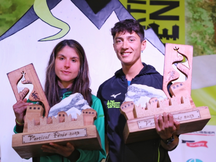 Vertical Fénis: vincono Andrea Rostan e Vivien Bonzi